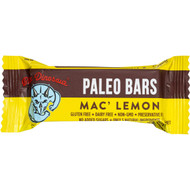 5 PACK of Blue Dinosaur Mac Lemon Paleo Bar 45g