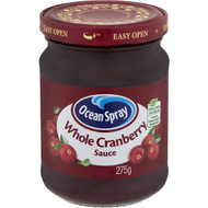 5 PACK of Ocean Spray Fruit Sauce Cranberry Whole Berry 275g