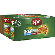 5 PACK of Spc Baked Beans In Rich Tomato Salt Reduced 4x140g