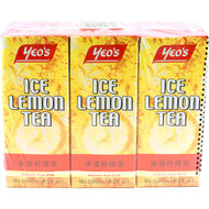 5 PACK of Yeo's Drink Iced Tea Lemon 6 pack