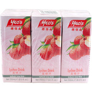 5 PACK of Yeo's Drink Lychee 6x250ml