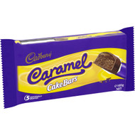 5 PACK of Cadbury Caramel Cake Bars 5 pack