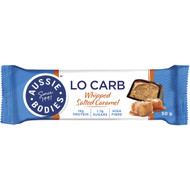 5 PACK of Aussie Bodies Lo Carb Whipped Salted Caramel Bar 50g