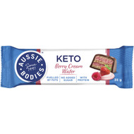 5 PACK of Aussie Bodies Keto Berry Cream Wafer 35g