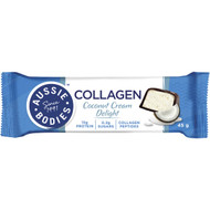 5 PACK of Aussie Bodies Collagen Coconut Cream Delight Bar 45g