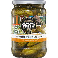 5 PACK of Always Fresh Cucumbers Sweet & Sour 680g