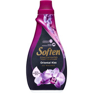 5 PACK of Soften Concentrated Fabric Softener Oriental Kiss 1l