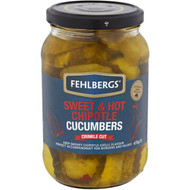 5 PACK of Fehlbergs Chipotle Cucumbers 470g