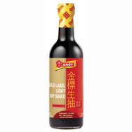 5 PACK of Amoy Gold Label Light Soy Sauce 500ml