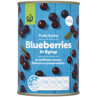 5 PACK of WW Blueberries In Syrup 415g