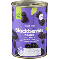 5 PACK of WW Blackberries In Syrup  415g