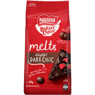 5 PACK of Nestle Bakers' Choice Dark Choc Melts 290g