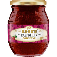 5 PACK of Rose's Raspberry Conserve 500g