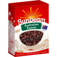 5 PACK of Sunbeam Raisins  375g