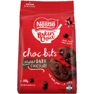 5 PACK of Nestle Bakers' Choice Dark Choc Bits  200g