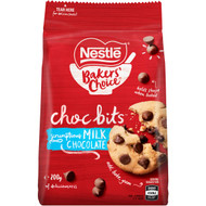 5 PACK of Nestle Bakers' Choice Milk Choc Bits  200g