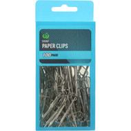 5 PACK of WW Essentials Paper Clips Silver 50mm 100 pack