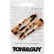 5 PACK of Toni & Guy Acrylic Hair Clips Assorted 2 pack