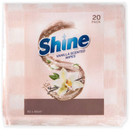 5 PACK of Shine Scented Wipes Vanilla 20 pack