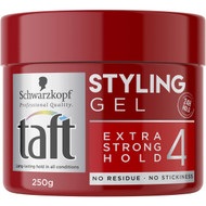 5 PACK of Schwarzkopf Taft Hair Gel Maximum Hold 250g