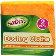 5 PACK of Sabco Dusting Microfibre Cloths 2 pack