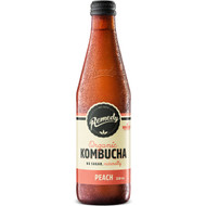 5 PACK of Remedy Peach Kombucha 330ml