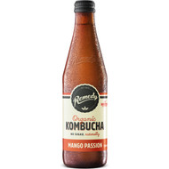 5 PACK of Remedy Kombucha Mango Passion 330ml
