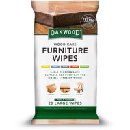 5 PACK of Oakwood Wood Wipes 20 pack