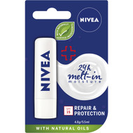 5 PACK of Nivea Repair & Protect Moisturising Lip Balm With Spf15 4.8g