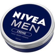 5 PACK of Nivea Men All Purpose Moisturiser For Face Body & Hands 150ml