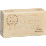 5 PACK of Natm Soap Manuka Honey & Goats Milk 200g