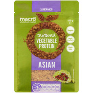 5 PACK of Macro Flavoured Textured Vegetable Protein Asian 100g
