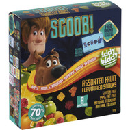 5 PACK of Iddy Biddy Fruit Snacks Assorted Flavours 160g 8pk