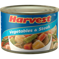5 PACK of Harvest Beef Steak Vegetables 425g