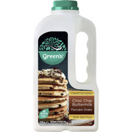 5 PACK of Green's Temptations Choc Chip Buttermilk Pancake Shake 335g
