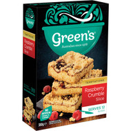 5 PACK of Green's Raspberry Crumble Slice 380g