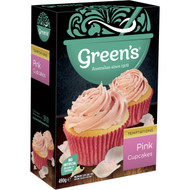5 PACK of Green's Pink Cupcakes Mix 490g