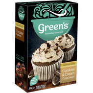 5 PACK of Green's Cookies & Cream Cupcakes Mix 380g