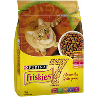 5 PACK of Friskies Seven Dry Cat Food Adult 1kg
