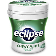 5 PACK of Eclipse Chewy Mints Spearmint Bottle Spearmint Bottle 93g