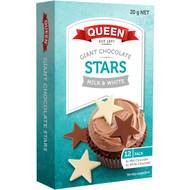 5 PACK of Dr. Oetker Edible Decorations Giant Chocolate Stars 20g