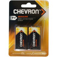 5 PACK of Chevron 9v Battery Alkaline 2 pack