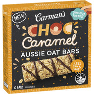 5 PACK of Carman's Chocolate Caramel Aussie Oat Bars 6 pack