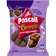 5 PACK of Cadbury Caramels 160g