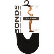 5 PACK of Bonds No Show Footlets Black (3-8 & 8-11)