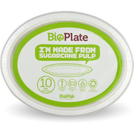 5 PACK of Biopak Biocane Oval Serving Plates 10 pack