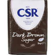 5 PACK of Csr Brown Sugar Dark 1kg