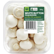 5 PACK of WW Mushrooms Button 200g punnet