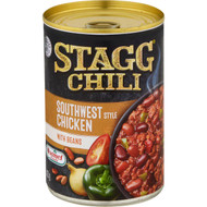 5 PACK of Stagg Chili Southwest Style Chicken With Beans 425g