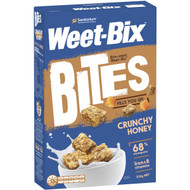 5 PACK of Sanitarium Weet-bix Bites Crunchy Honey Breakfast Cereal 510g